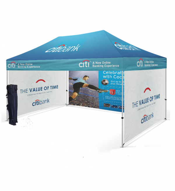 10x15 custom tent canopy and full wall NearMe Tent