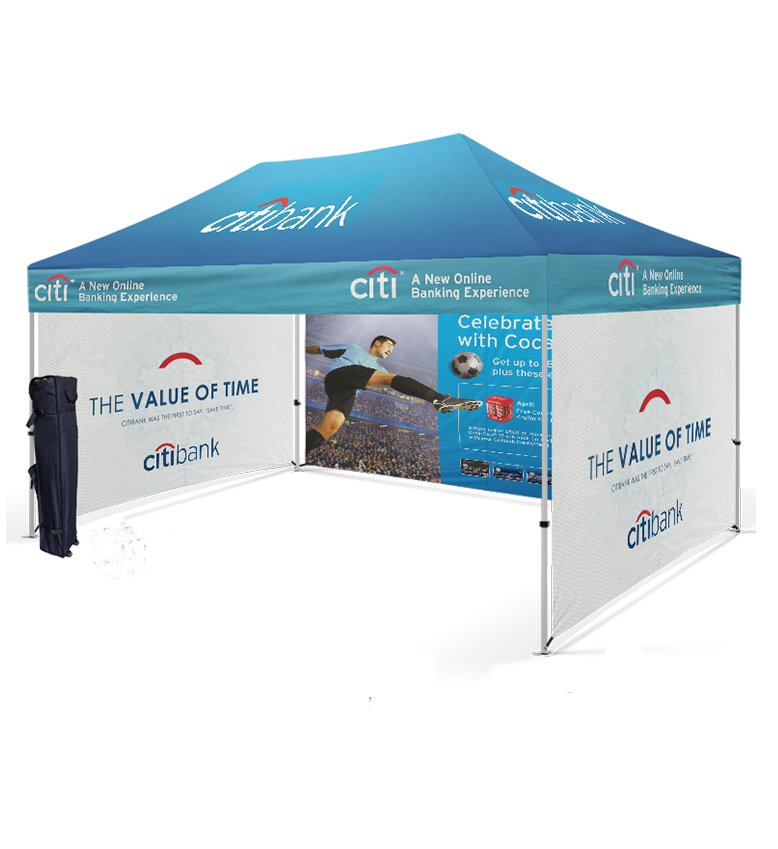 10x15 custom tent canopy and full wall NearMe Tent